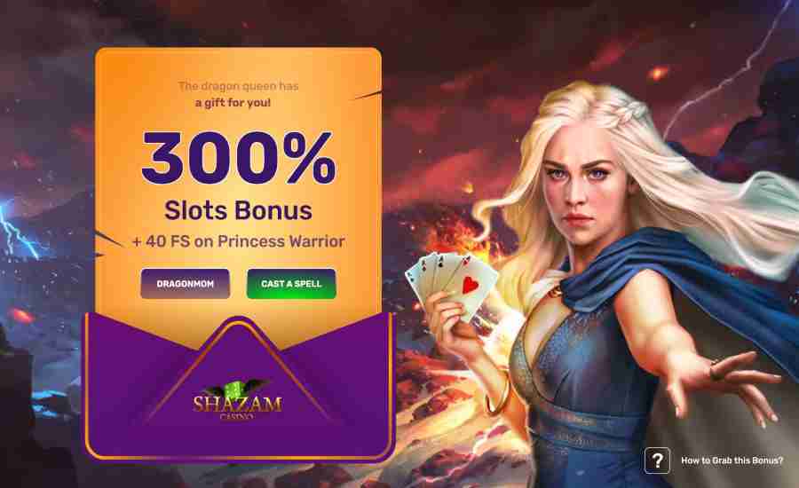 Shazam Casino Prinсess Warrior bonus