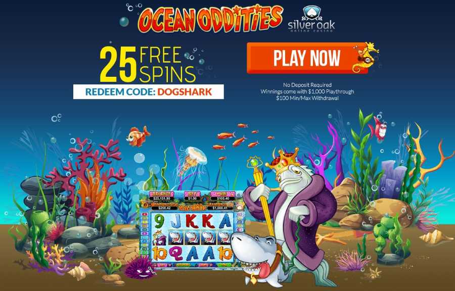 Silver Oak Ocean Oddities Bonus Code