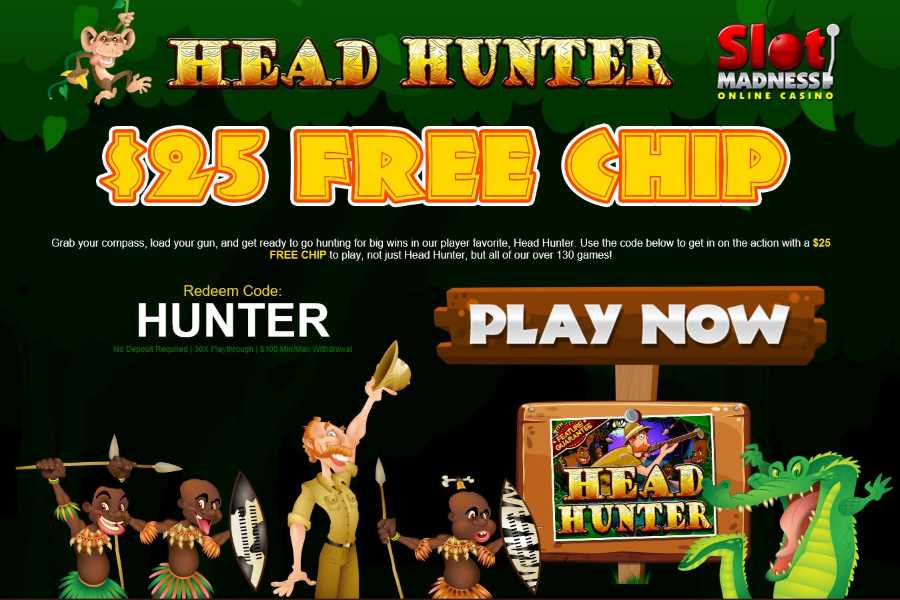 Slot Madness Head Hunter Bonus Code