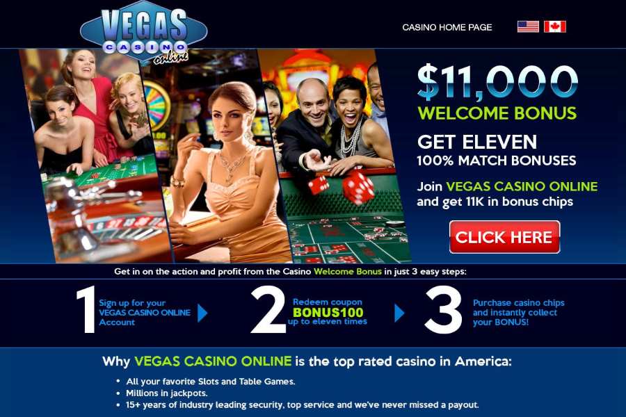 Vegas Casino Online Welcome Bonus Code