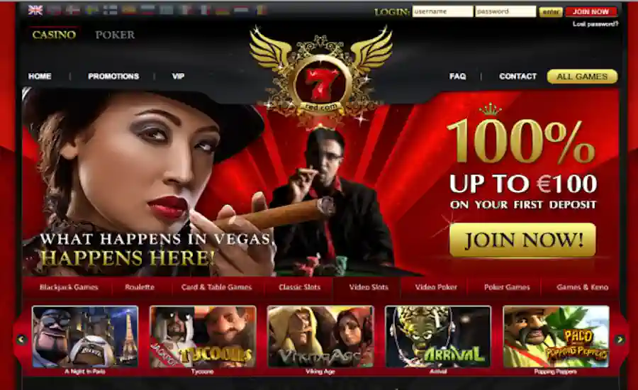 7Red Casino Screenshot