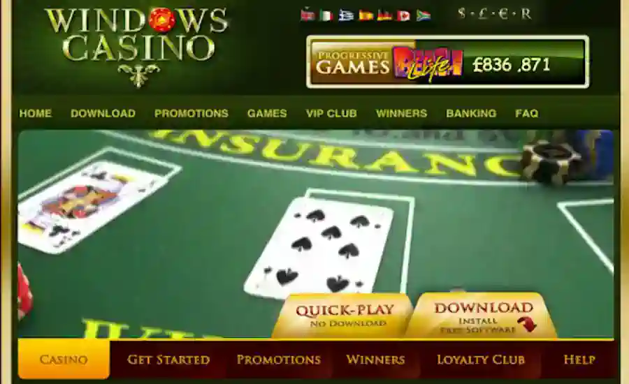 Windows Casino Screenshot