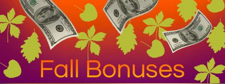 WinaDay Fall Bonuses Codes