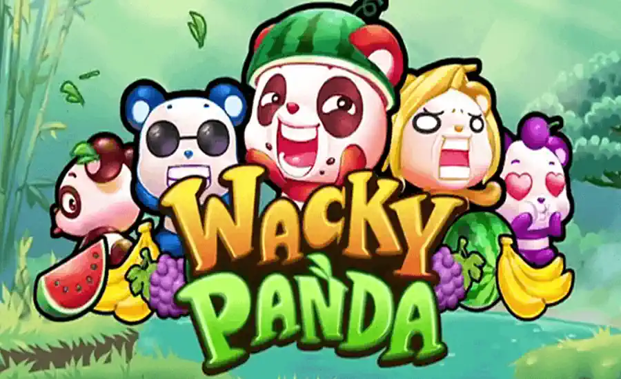 jackpotcity Wacky Panda slot splashscreen