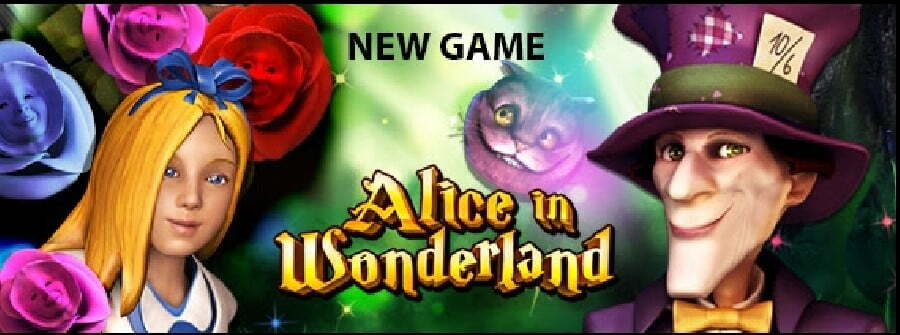Slotland Alice in Wonderland Bonus Codes