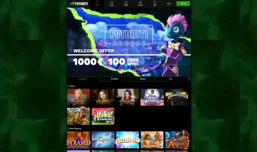 Futuriti Casino Screenshot