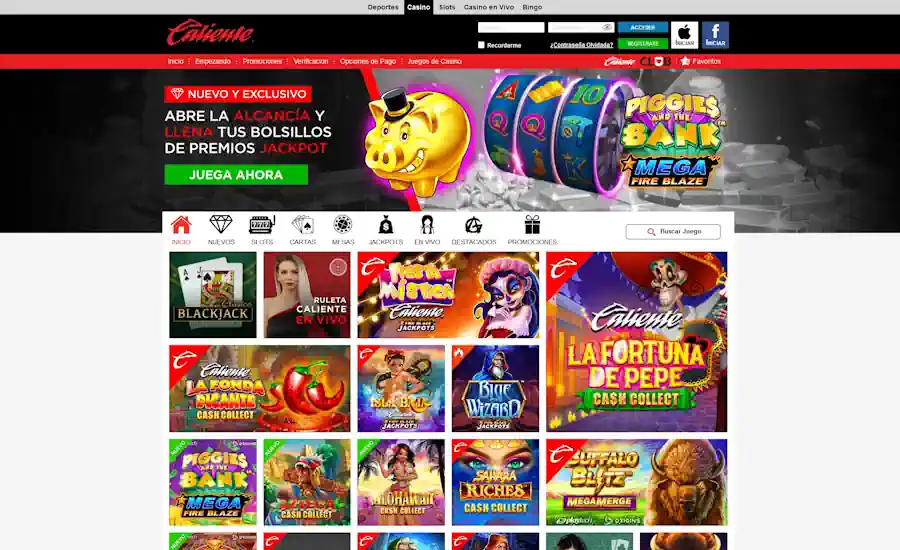 Casino Caliente Screenshot