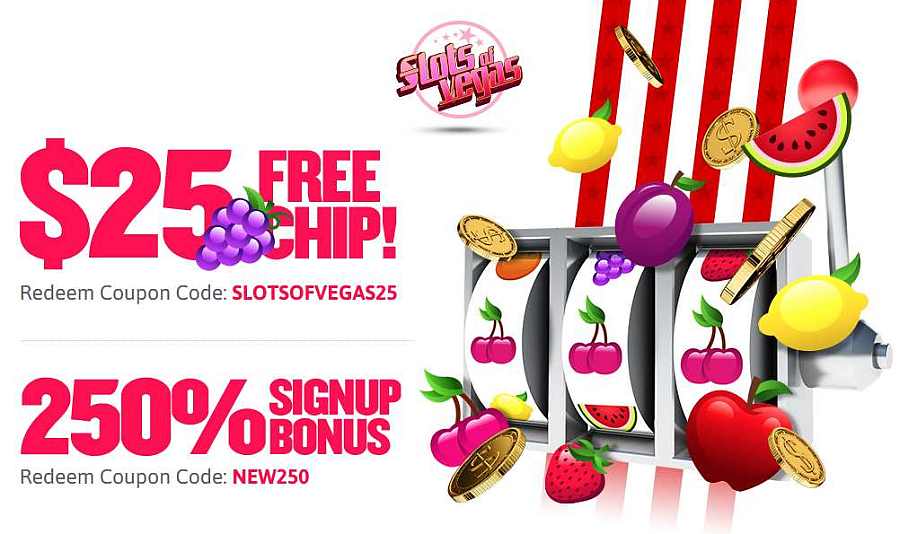 Slots of Vegas No Deposit Bonus + 250%