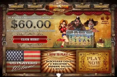 High Noon No Deposit Bonus Code