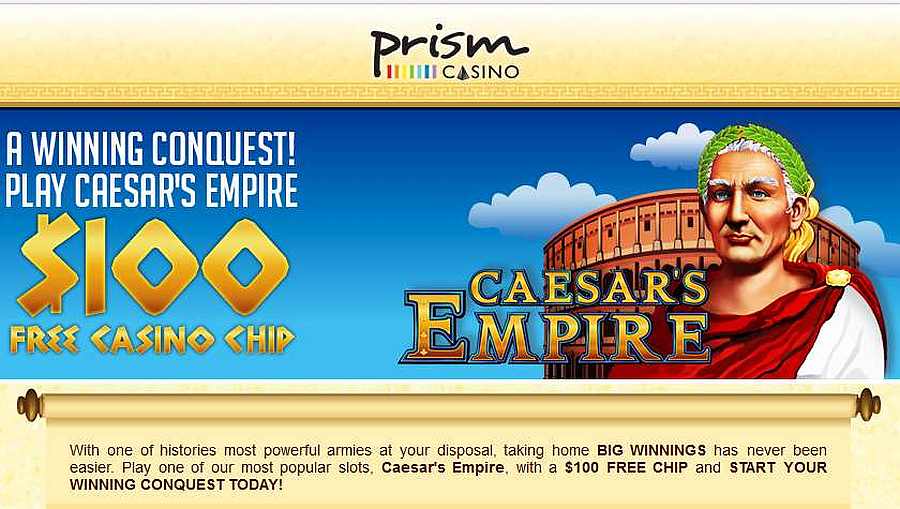 Prism No Deposit Bonus: EMPIRE100