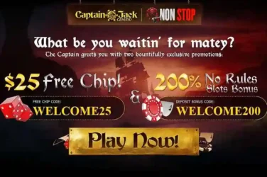 Captain Jack No Deposit Bonus Code