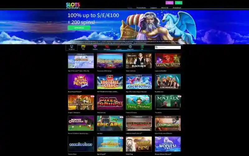 Slots Heaven Casino Screenshot