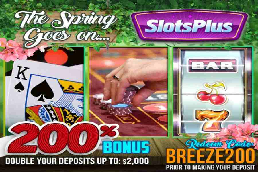 Slots Plus Deposit Bonus BREEZE200