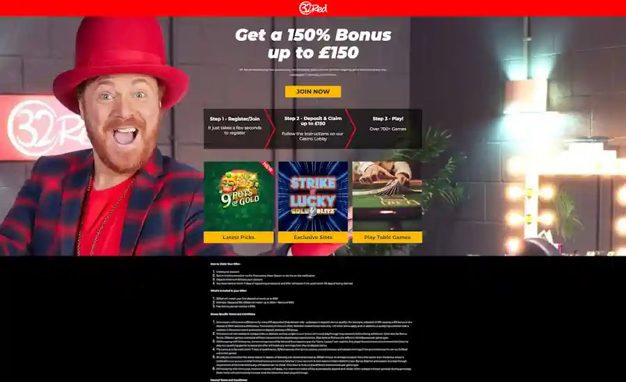 32red Casino Screenshot