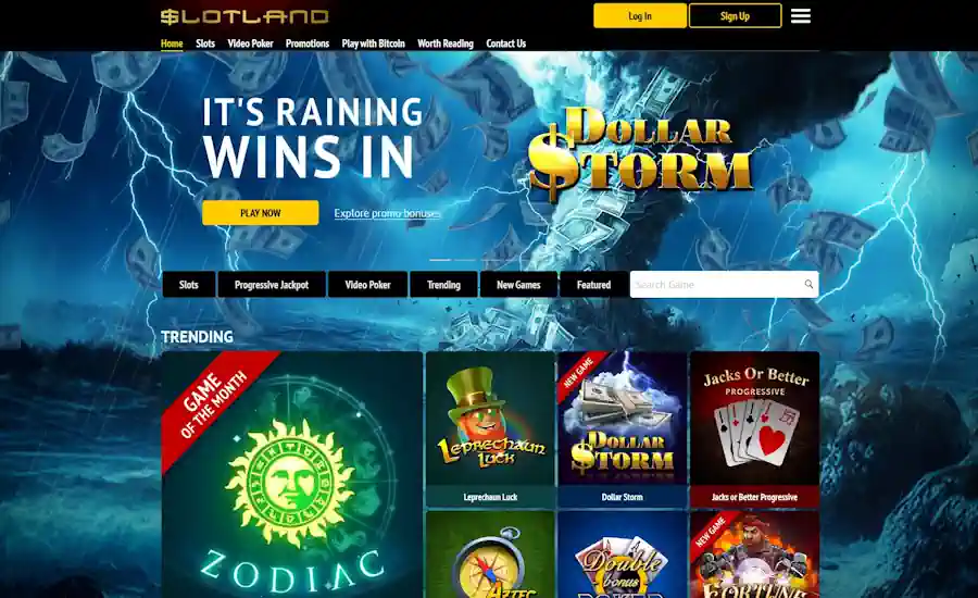 Slotland Casino Screenshot