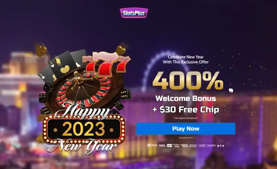 Slots Plus 2023 New Years Bonus