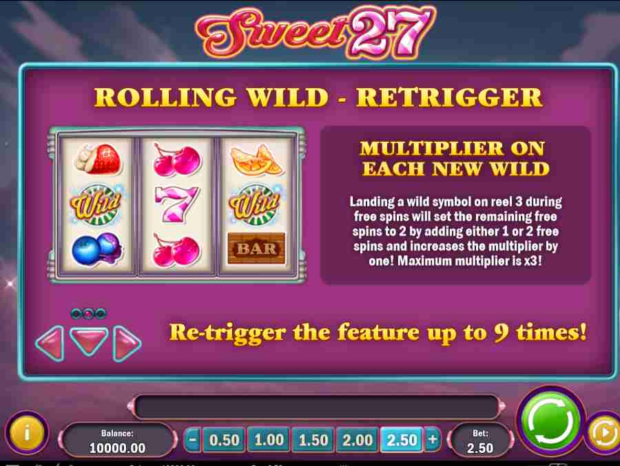 Rolling Wild Retrigger