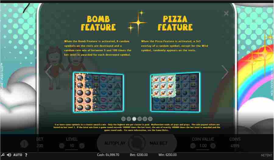 Bomb & Pizza Features