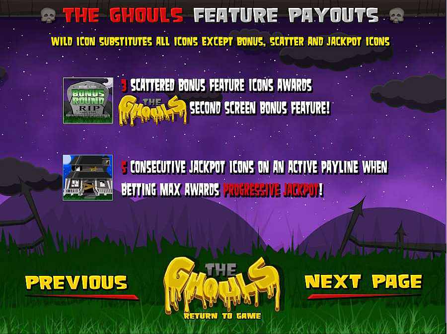 The Ghouls Wild Scatter Features
