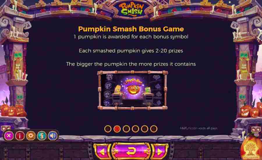Pumkin Smash Bonus Game