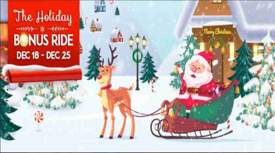 Join Santa’s Bonus Ride for Daily Gifts