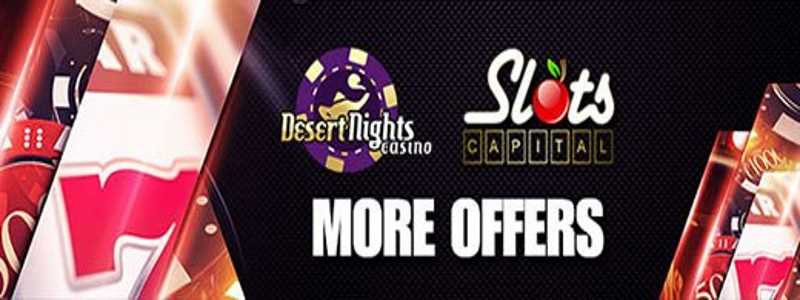 Desert Nights, Slots Capital Bonus Codes