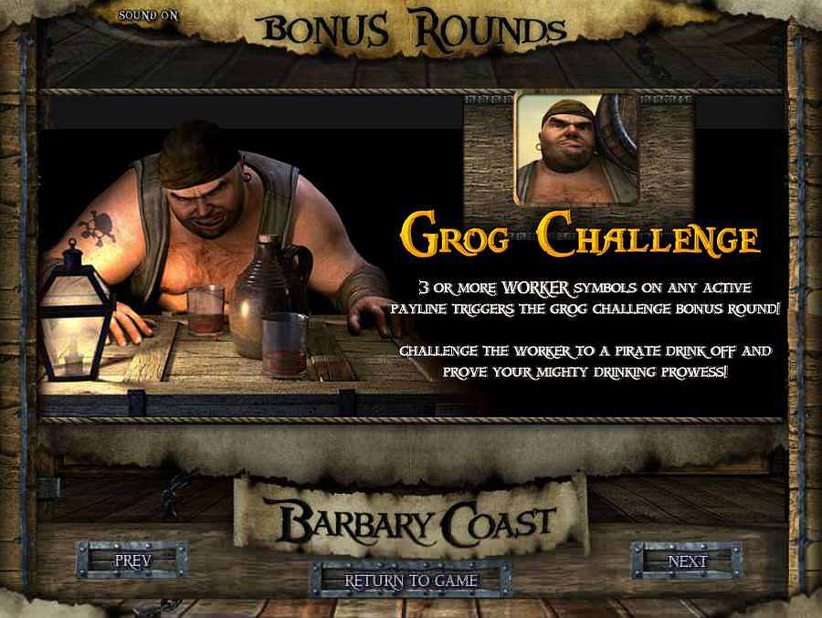 Barbary Coast Grog Challenge