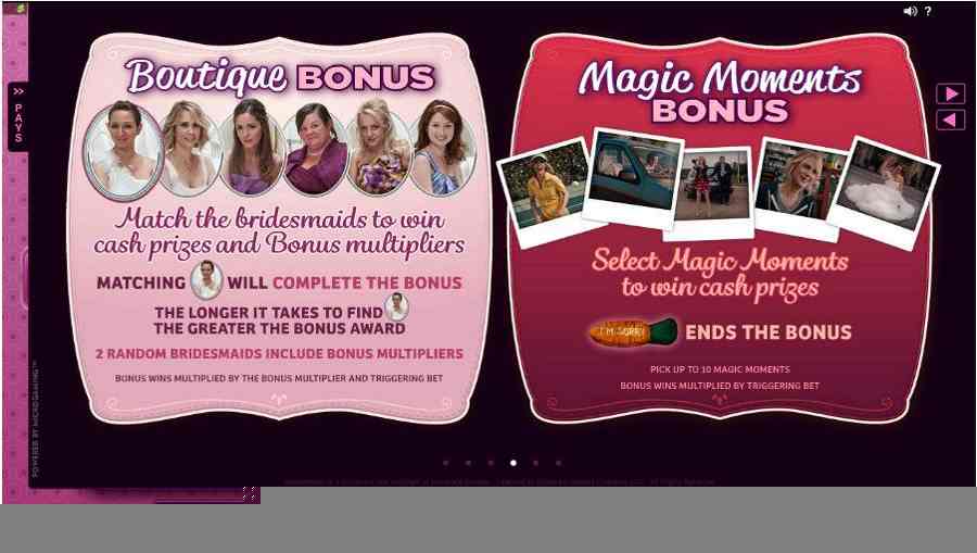 Bridesmaids Boutique & Magic Moments Bonus