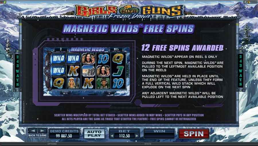 Magnetic Wilds Free Spins Feature