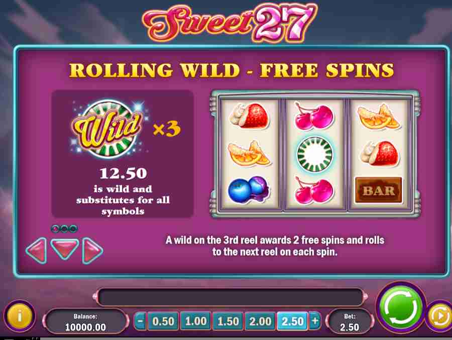 Rolling Wild Free Spins