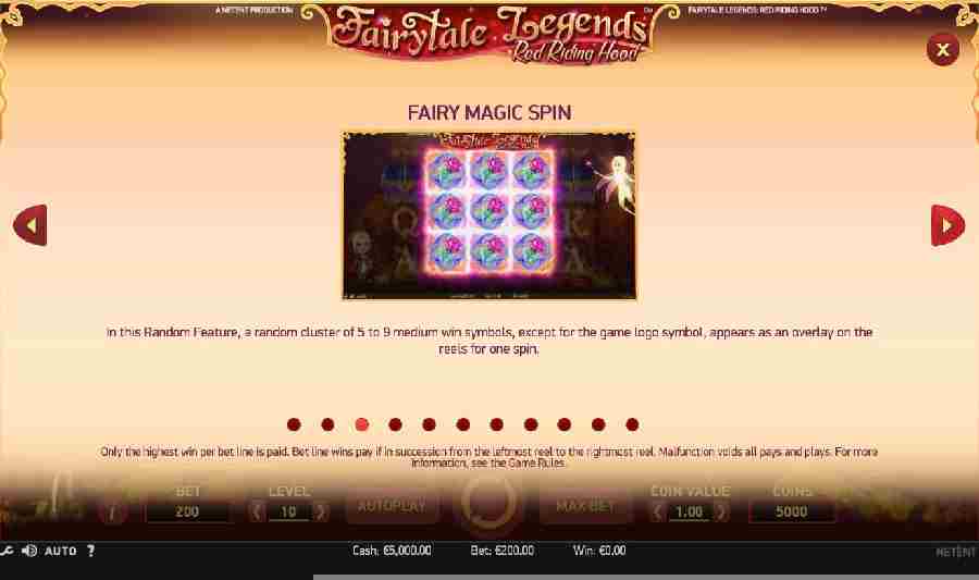 Red Riding Hood Fairy Magic Spin 