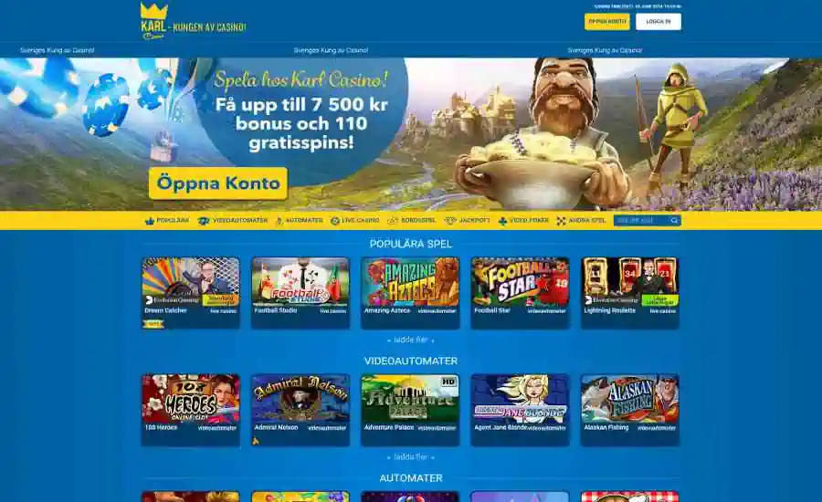 Karl Casino Screenshot