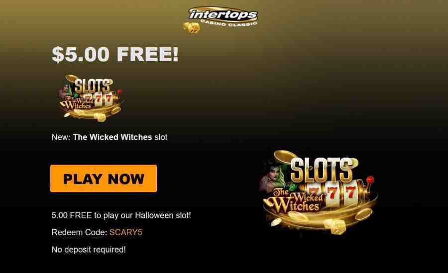 intertops classic wicked witches code scary5