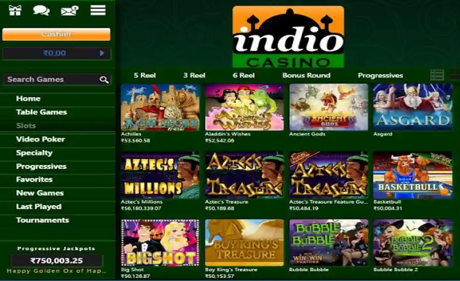 Indio Casino Screenshot