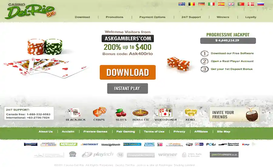 Casino DelRio Screenshot