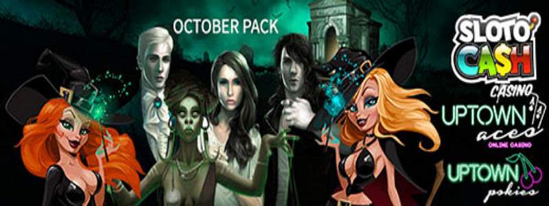 October Bonus Pack Codes for Slotocash, Uptown Aces/Pokies