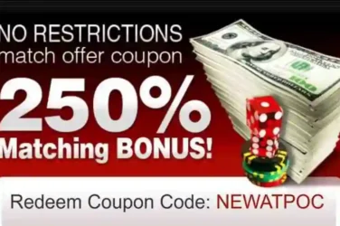 Palace of Chance Matching Bonus Code