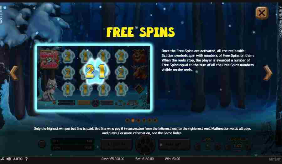 Wolf Cub Free Spins Feature