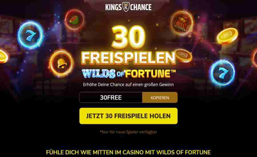 Kings Chance DE 30 Free Spins