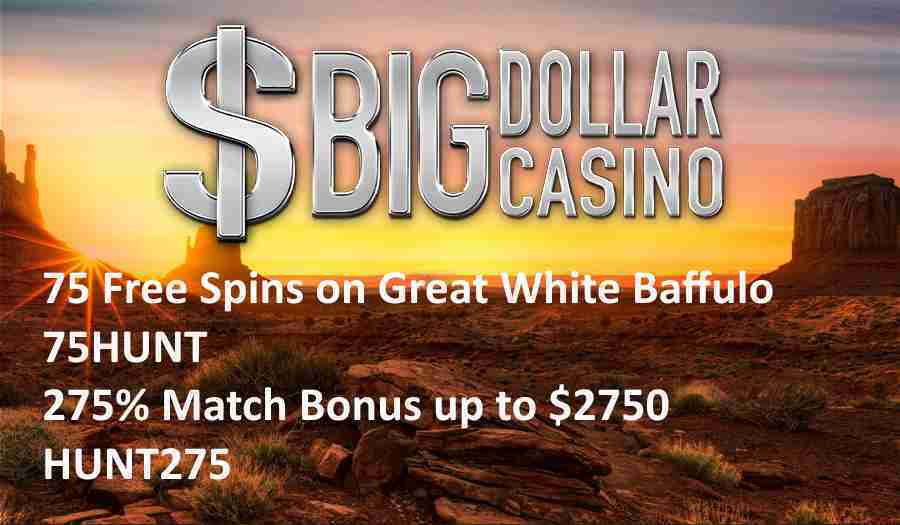 Big Dollar White Baffulo Bonus Spins