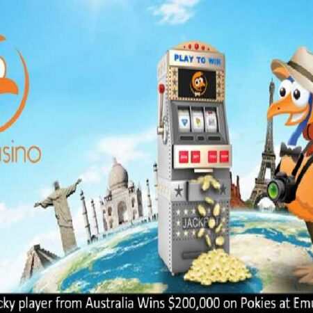 A lucky player from Australia Wins $200,000 on Pokies at EmuCasino
