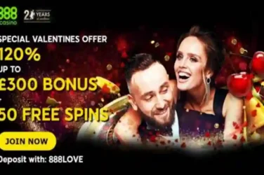 888 casino Valentines Day Welcome Bonus