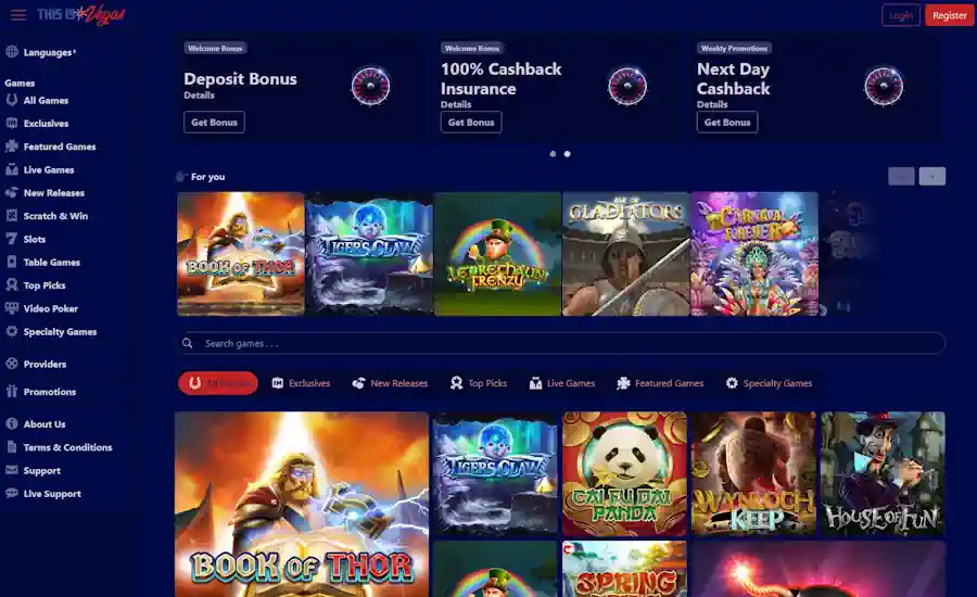 This is Vegas Casino Screenshot