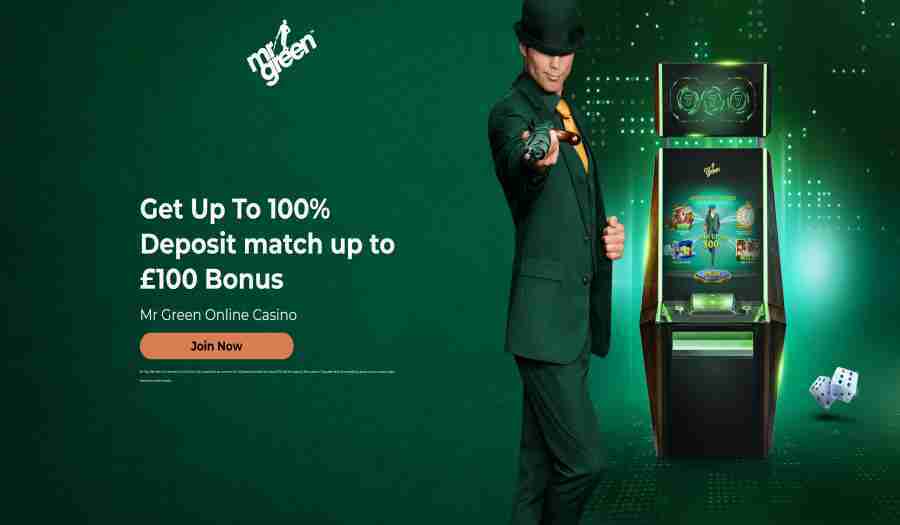 Mr Green Casino UK Bonus Match