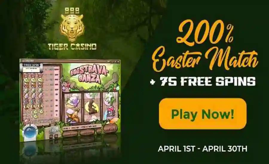 888 Tiger Casino Easter Bonus Spins