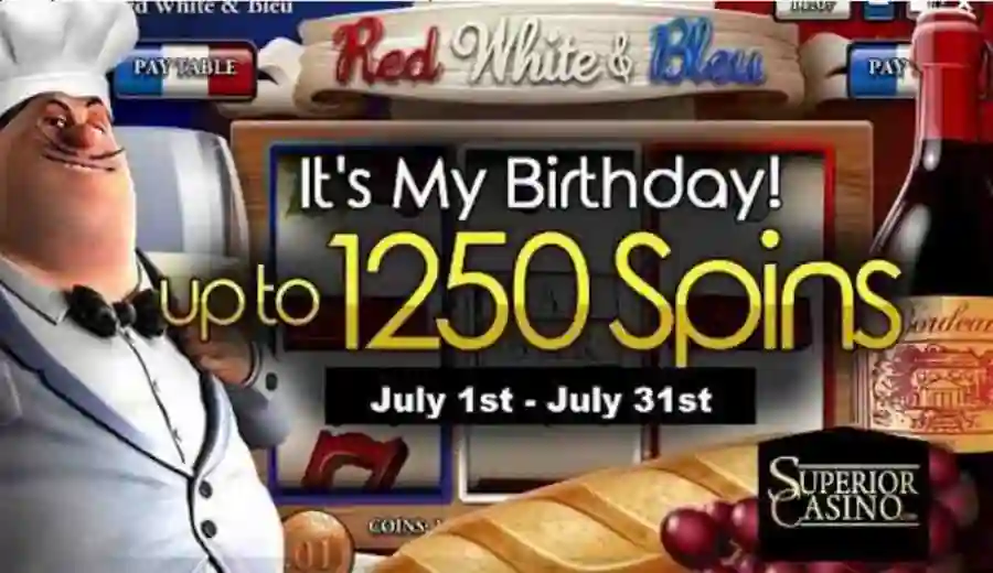Superior Casino Birthday Free Spins