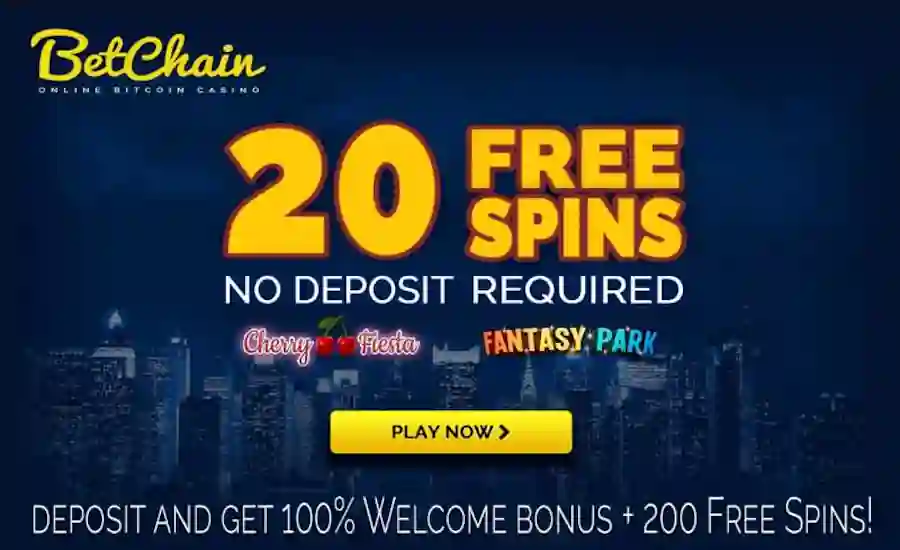 BetChain 20 Free Spins