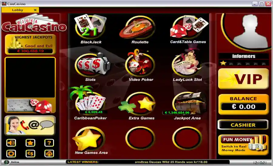 Cau Casino Screenshot