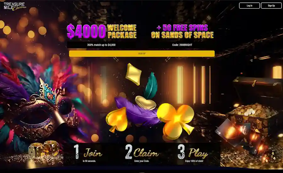 Treasure Mile Casino Screenshot