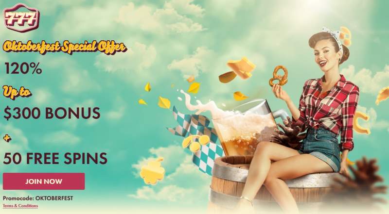 777 Oktoberfest Free Bonus Spins Code